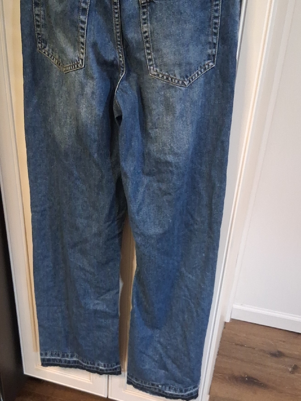 Lucky Brand Wide Leg Two-Tone Blue Jeans - Women NWT - Picture 8 of 9